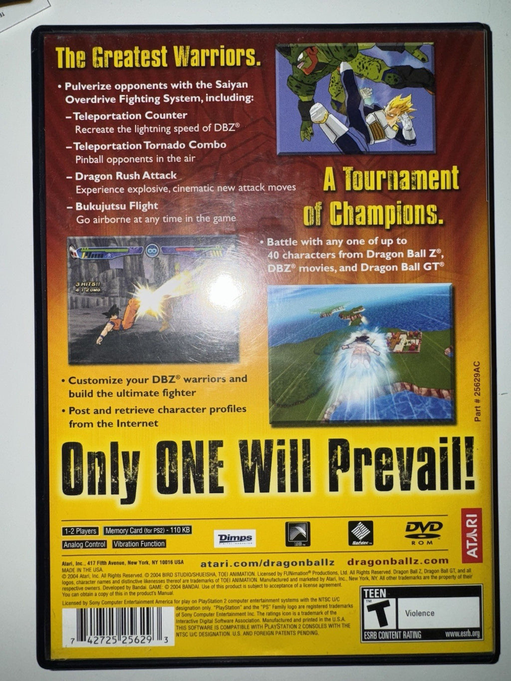 Dragon Ball Z: Budokai 3 (Sony PlayStation 2, 2004) CIB PS2