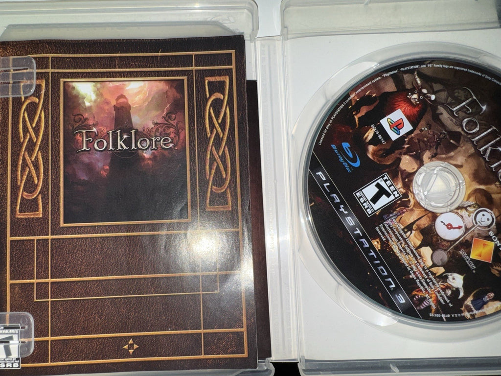 Folklore (Sony PlayStation 3, 2007) CIB COMPLETE + MANUAL PS3