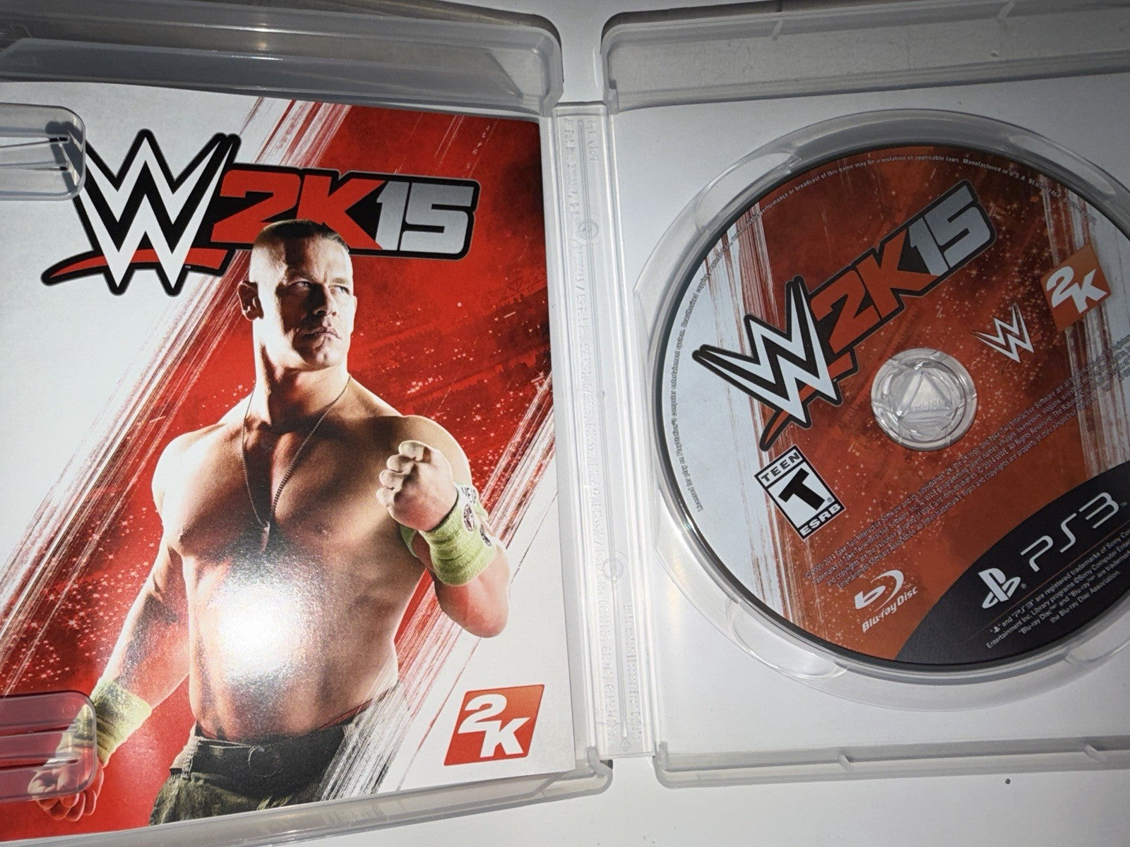 WWE 2K15 (Sony PlayStation 3, 2015) CIB COMPLETE PS3