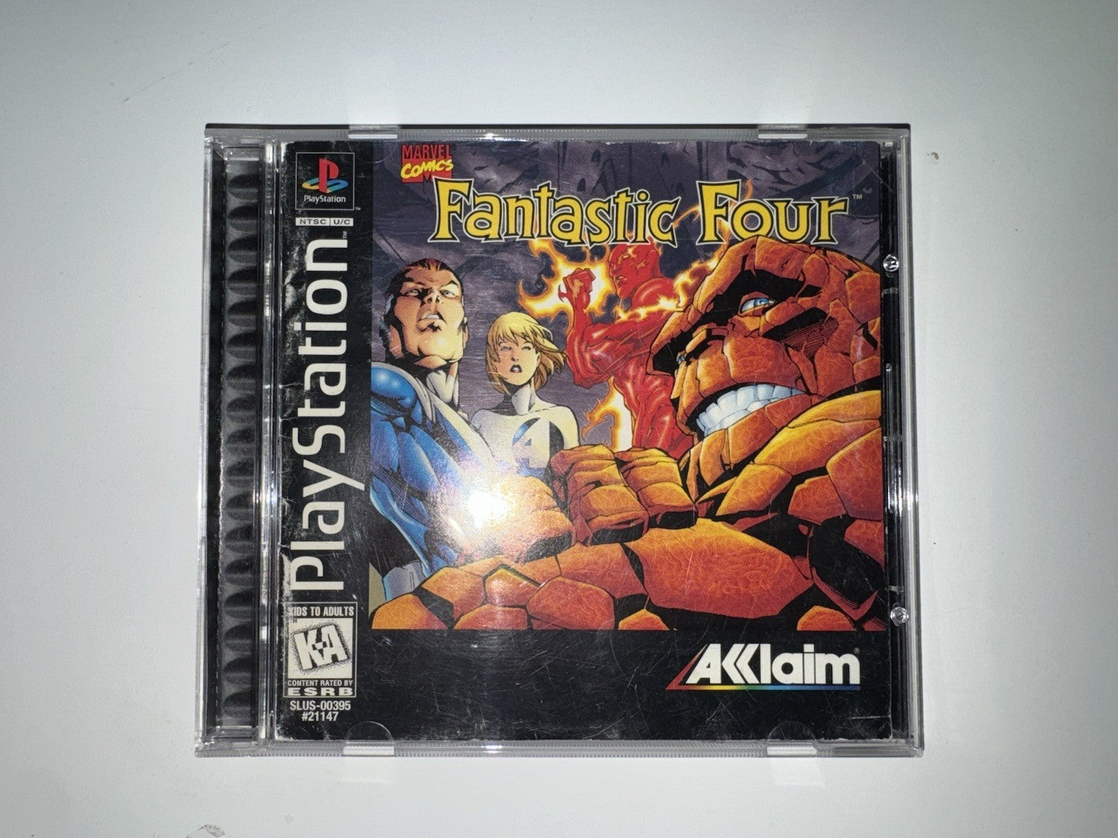 Fantastic Four (Sony PlayStation 1, 1997) CIB COMPLETE PS1