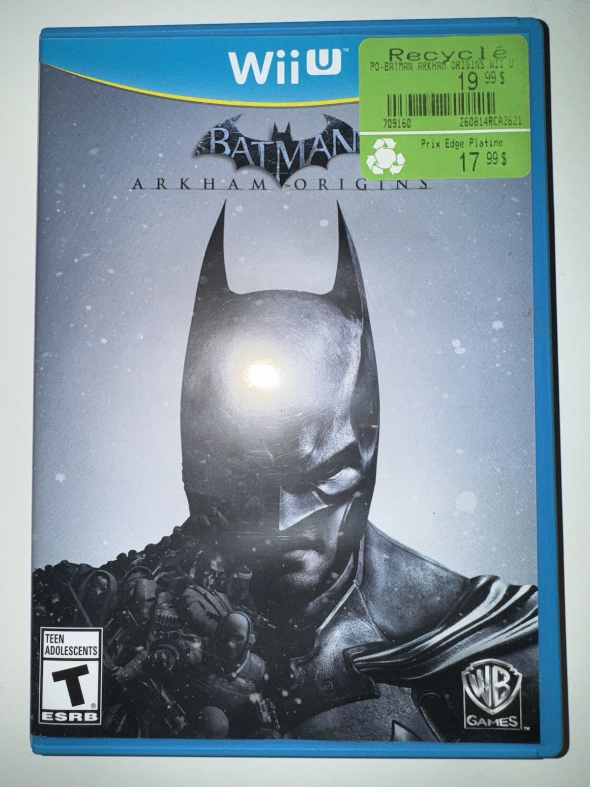 Batman: Arkham Origins (Nintendo Wii U, 2013) CIB COMPLETE