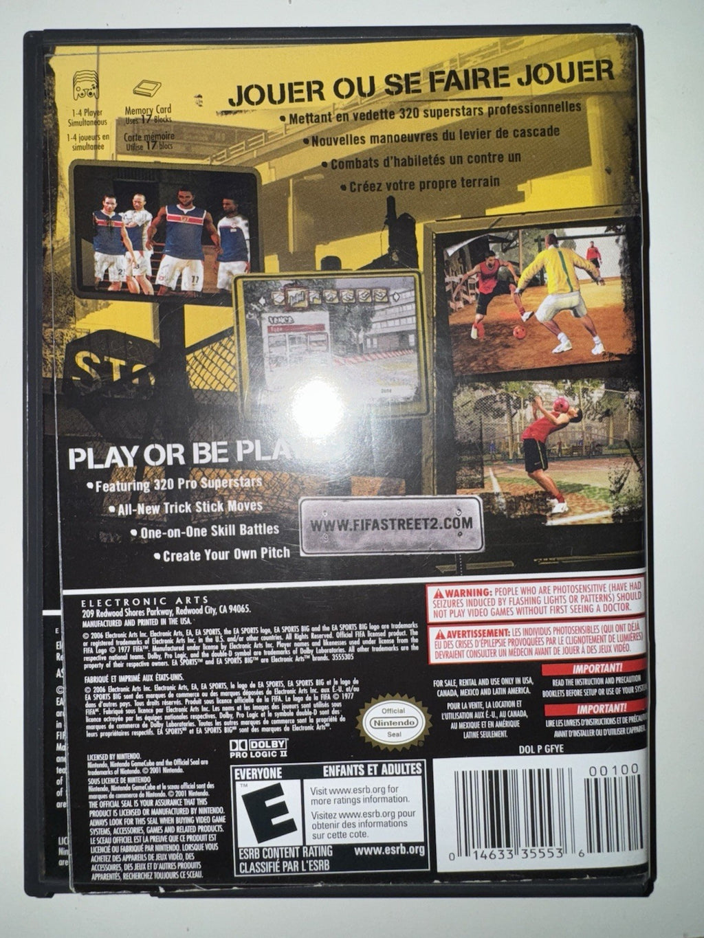 FIFA Street 2 (Nintendo GameCube, 2006) CIB COMPLETE + MANUAL GC