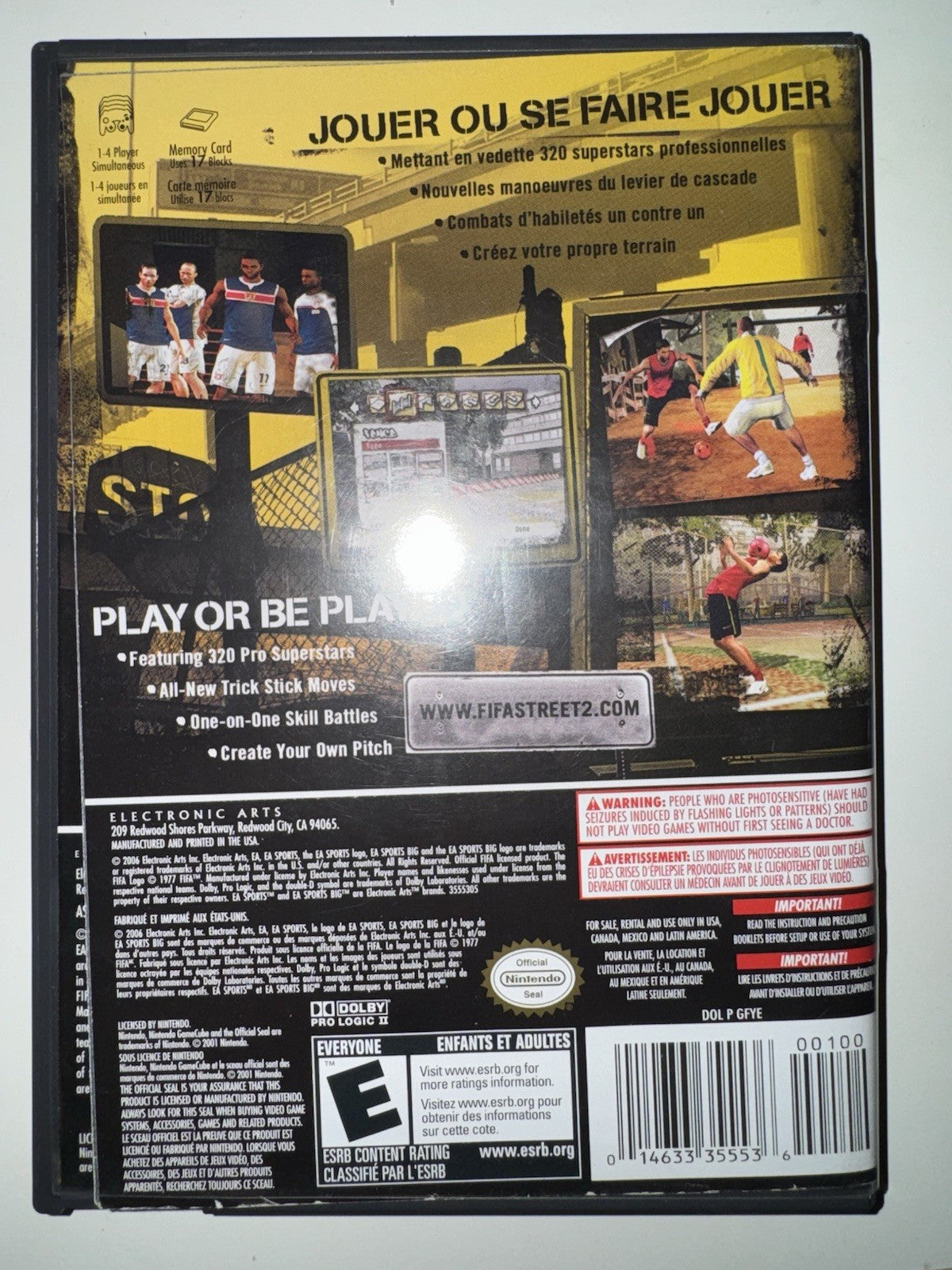 FIFA Street 2 (Nintendo GameCube, 2006) CIB COMPLETE + MANUAL GC