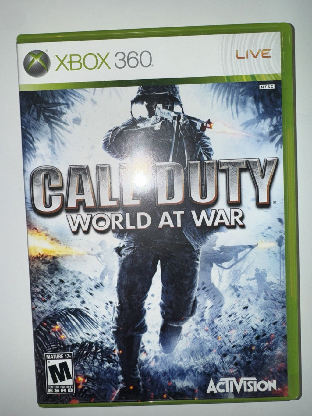 Call of Duty: World at War (Microsoft Xbox 360, 2008) CIB COMPLETE XBOX 360 COD