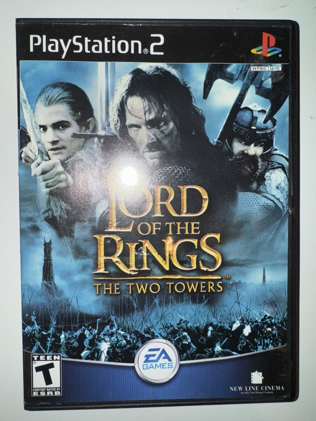 Lord of the Rings: The Two Towers (Sony PlayStation 2, 2002) CIB COMPLETE PS2