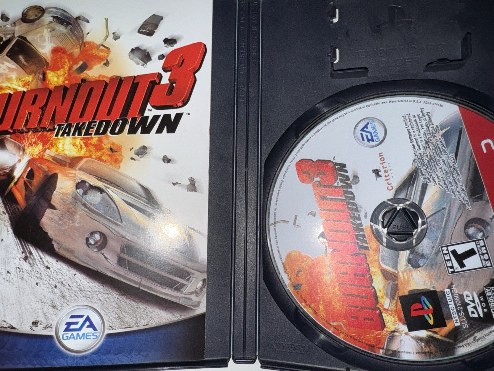 Burnout 3: Takedown (Sony PlayStation 2, 2004) CIB COMPLETE + MANUAL PS2