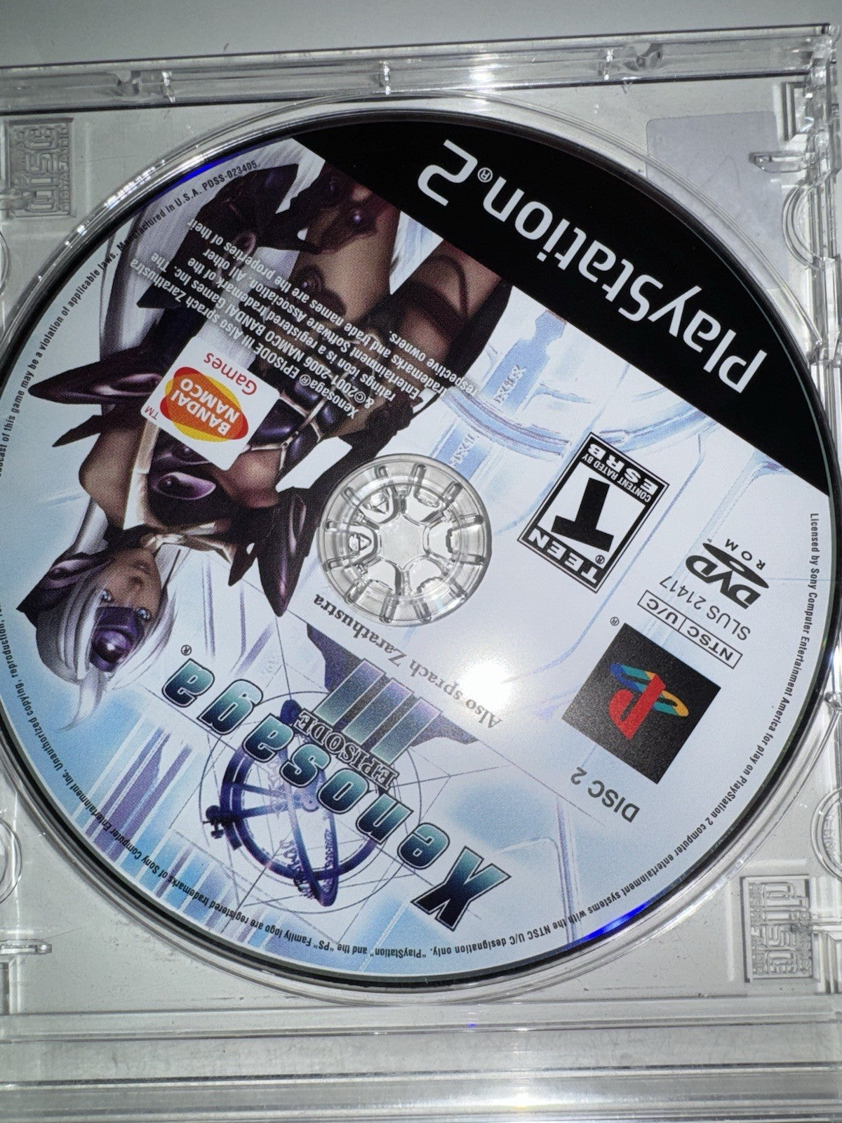 Xenosaga: Episode III 3 (Sony PlayStation 2, 2006) DISCS ONLY LOOSE PS2