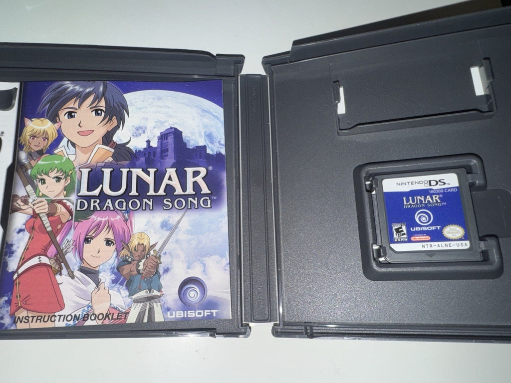 Lunar: Dragon Song (Nintendo DS, 2005) CIB COMPLETE + MANUAL DS