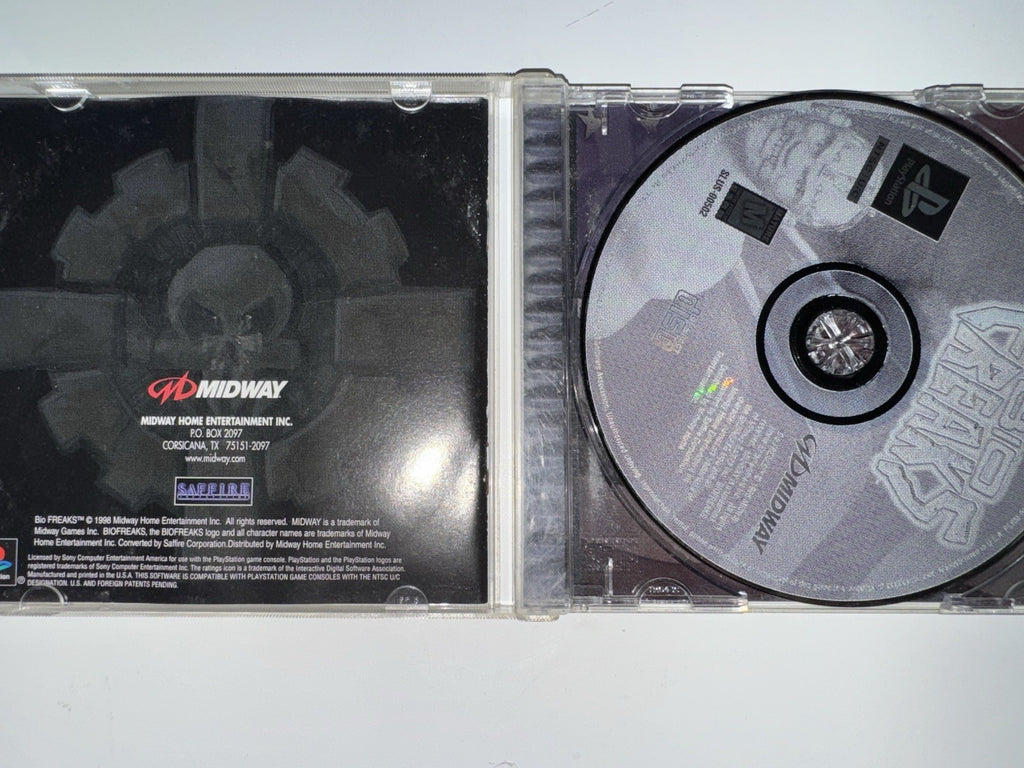 Bio Freaks (Sony PlayStation 1, 1998) CIB COMPLETE PS1