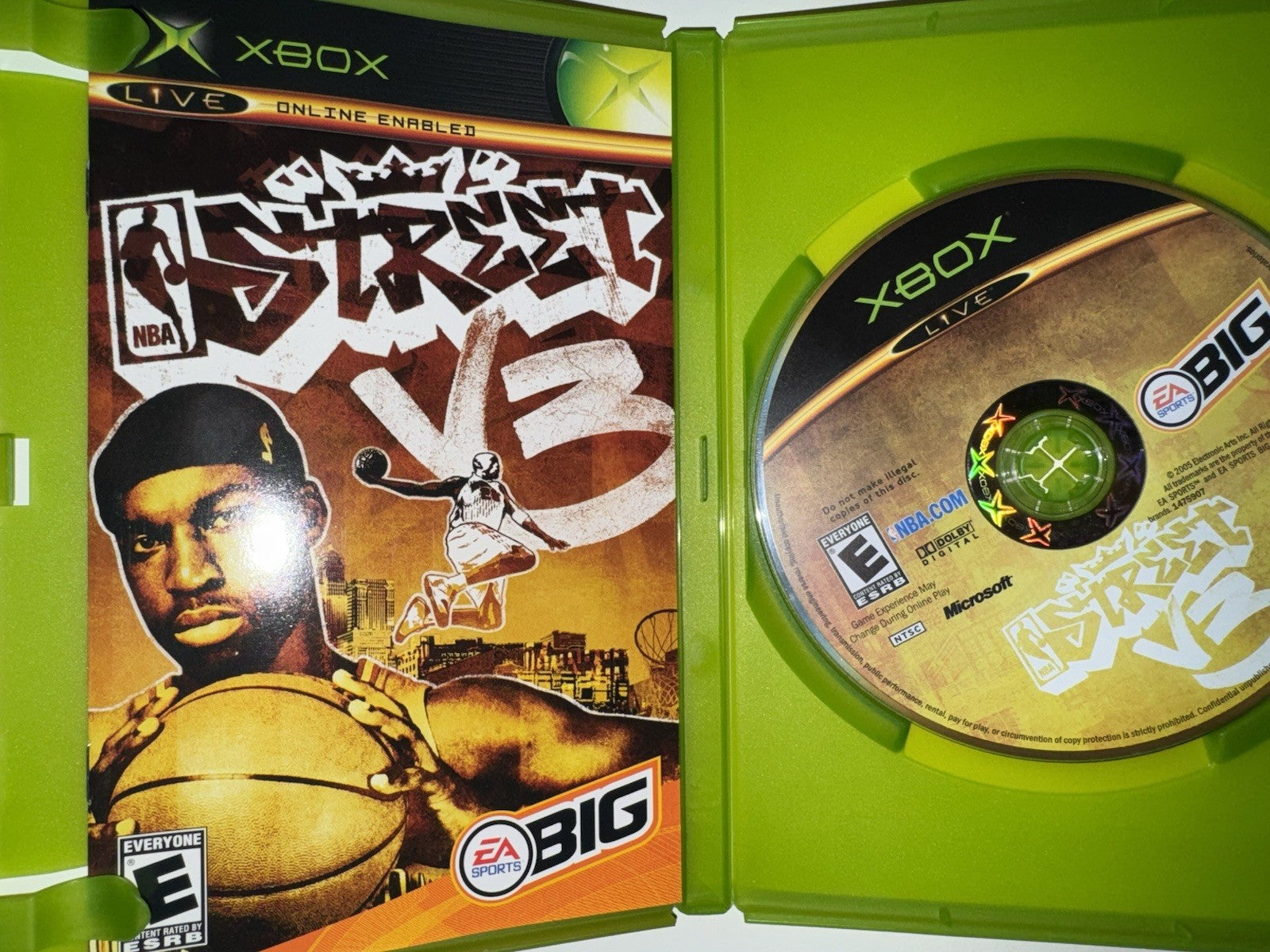 NBA Street Vol. 3 (Microsoft Xbox, 2005) CIB COMPLETE OG XBOX