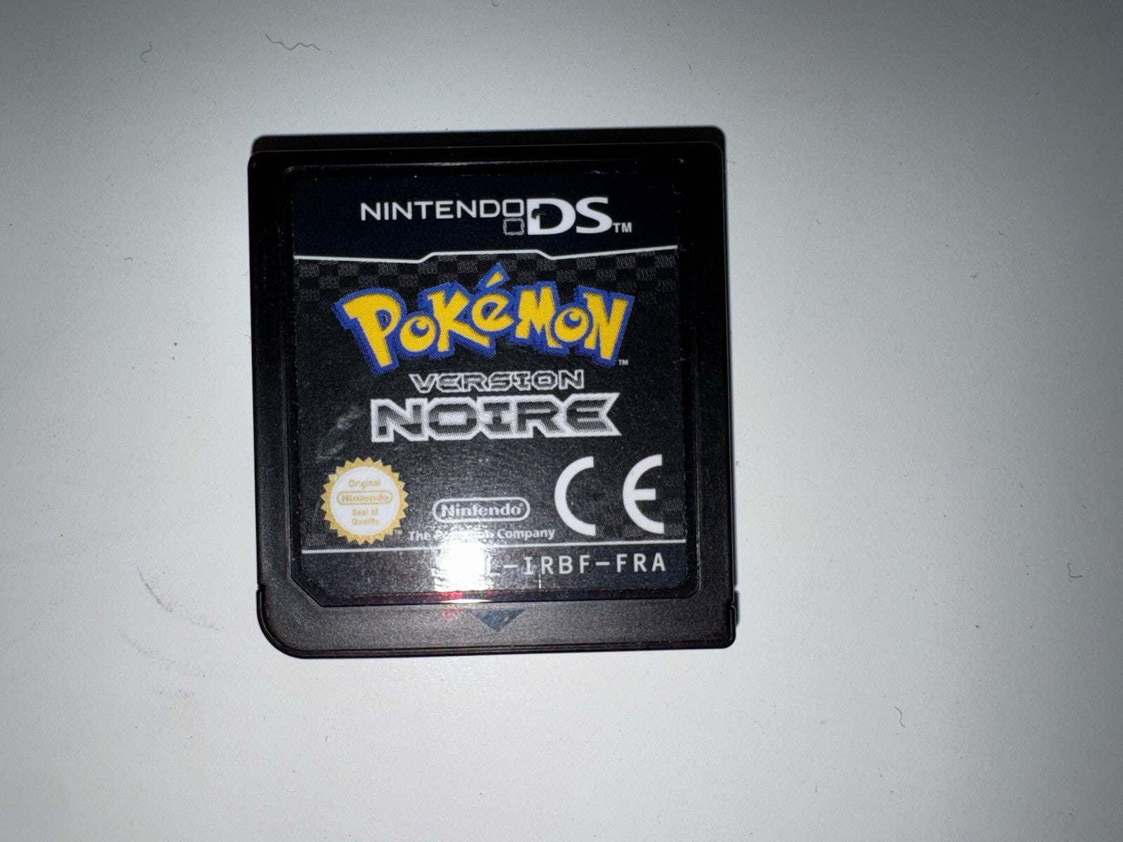 Pokemon Black (Nintendo DS, 2011) (NOIRE) PAL FRENCH CART ONLY DS