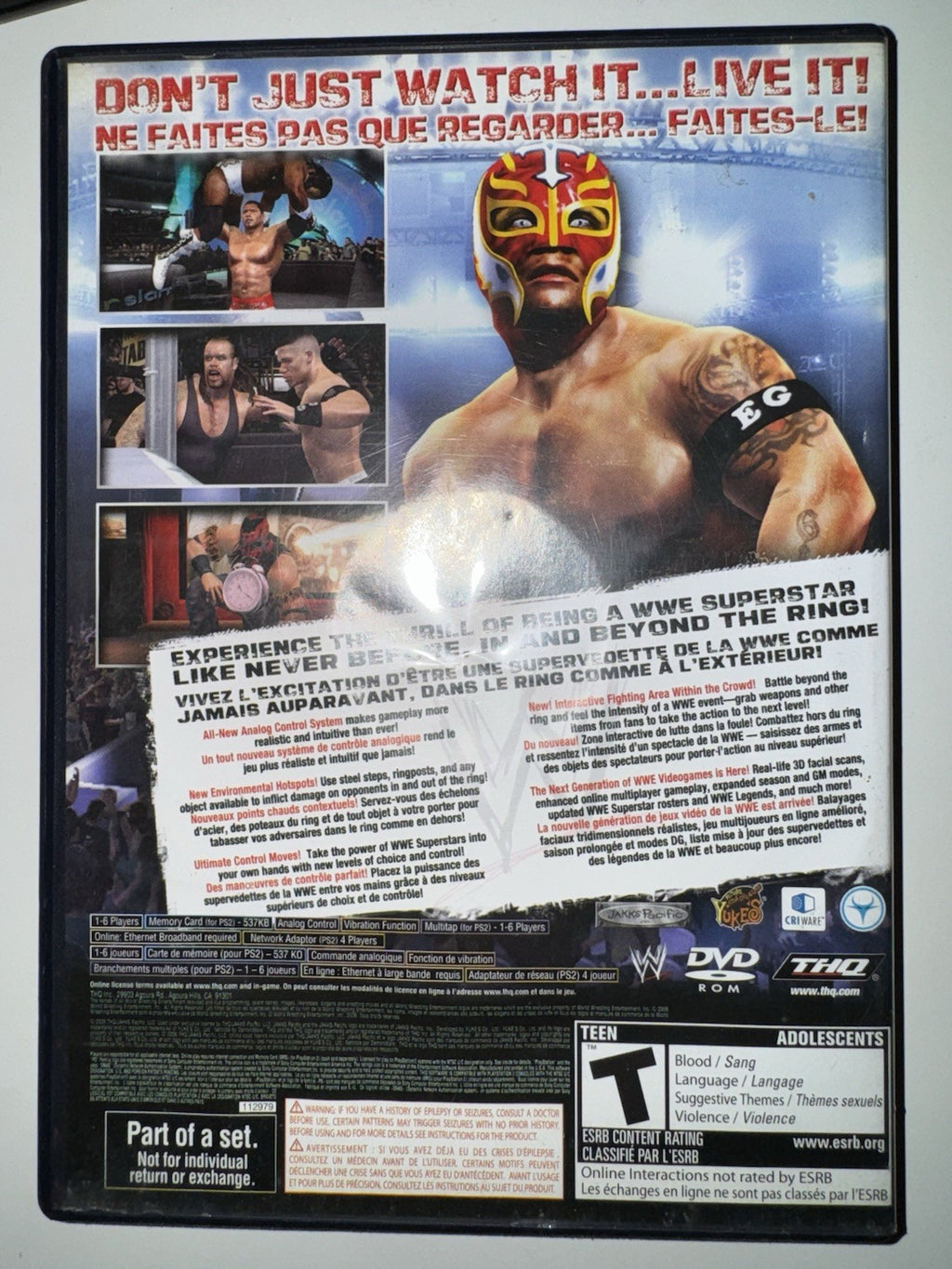 WWE Smackdown VS Raw 2007 (Sony PlayStation 2, 2007) CIB COMPLETE + MANUAL PS2