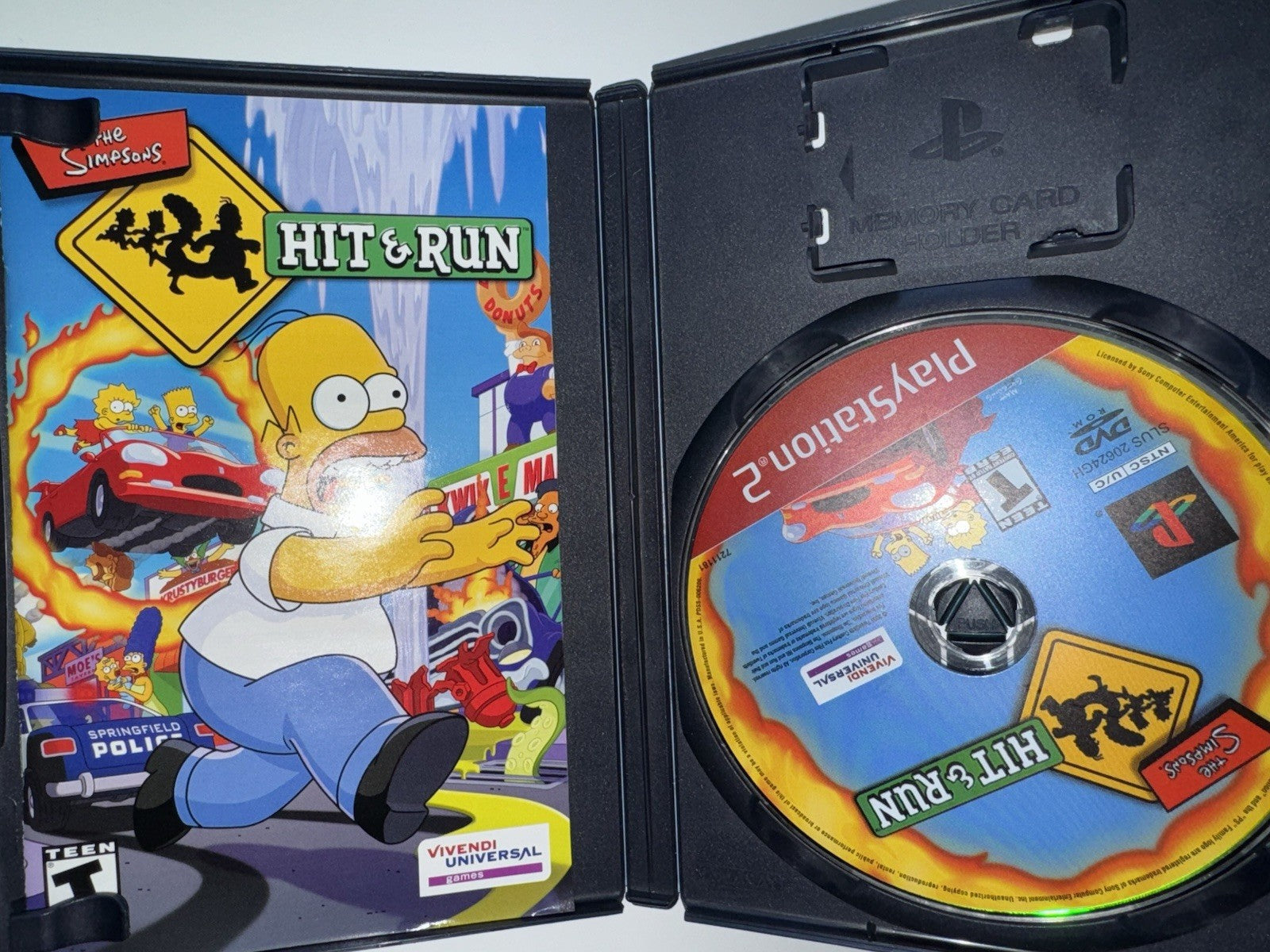 The Simpsons: Hit & Run (PlayStation 2, 2003) CIB COMPLETE PS2