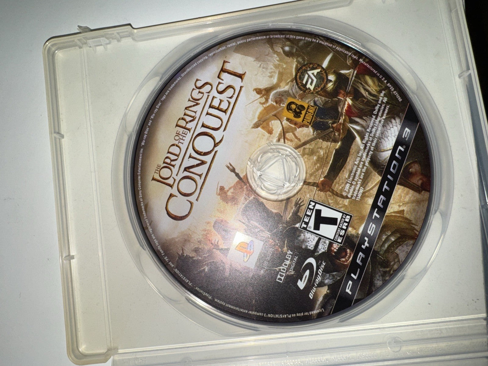 The Lord of the Rings: Conquest (Sony PlayStation 3, 2009) DISC ONLY LOOSE PS3