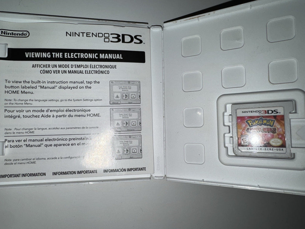 Pokemon Omega Ruby (Nintendo 3DS, 2014)