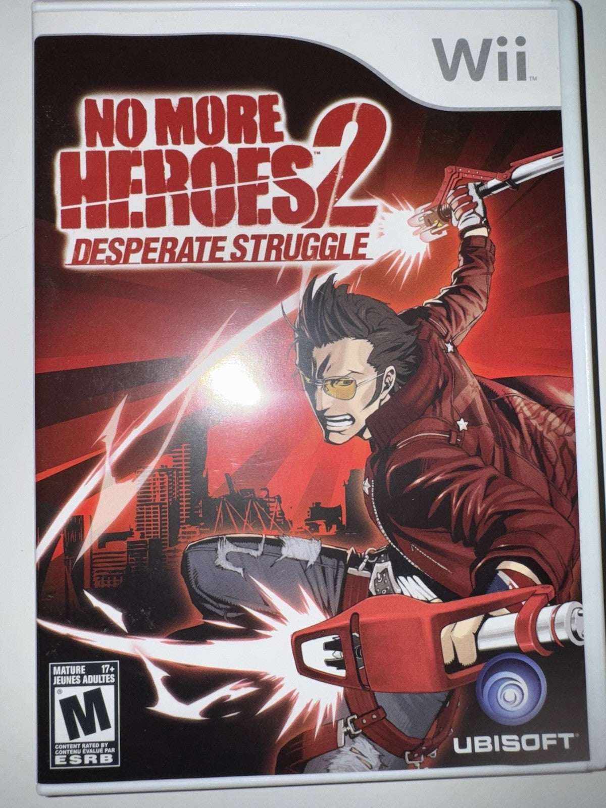No More Heroes 2: Desperate Struggle (Nintendo Wii, 2010) CIB Complete +MANUAL