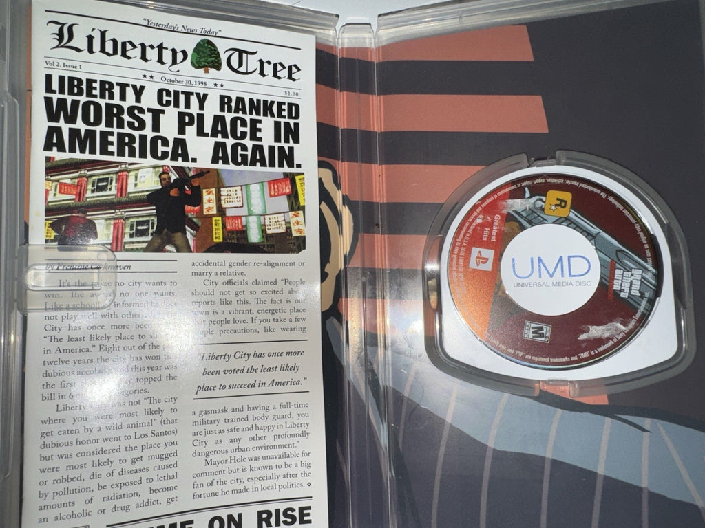Grand Theft Auto Liberty City Stories (Sony PlayStation Portable Psp) GTA PSP