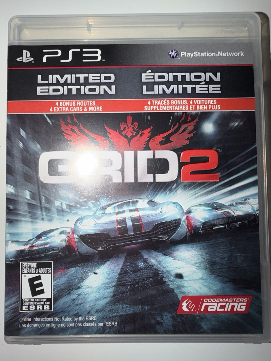 GRID 2 Limited Edition (Sony Playstation 3, 2013) CIB COMPLETE PS3