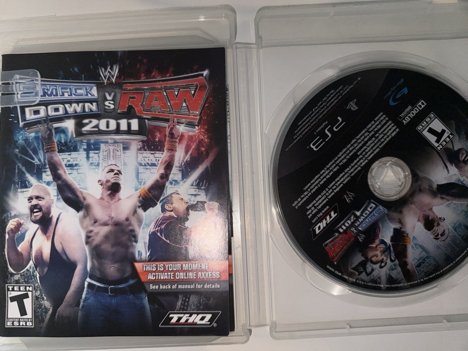 WWE SmackDown vs. Raw 2011 - Limited Edition (Sony PlayStation 3, 2010) CIB PS3