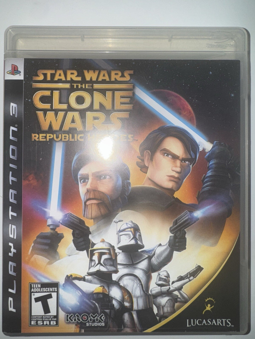 Star Wars: The Clone Wars - Republic Heroes (Sony PlayStation 3, 2009) CIB PS3