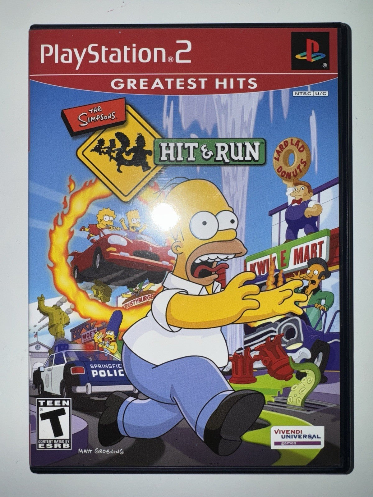 The Simpsons: Hit & Run (PlayStation 2, 2003) CIB COMPLETE PS2