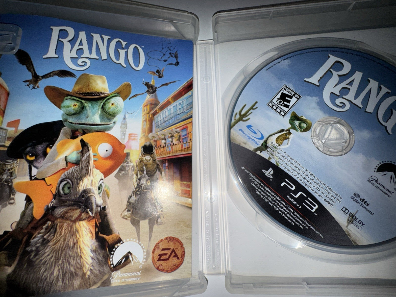 Rango (Sony PlayStation 3 PS3, 2011) CIB Complete with Manual