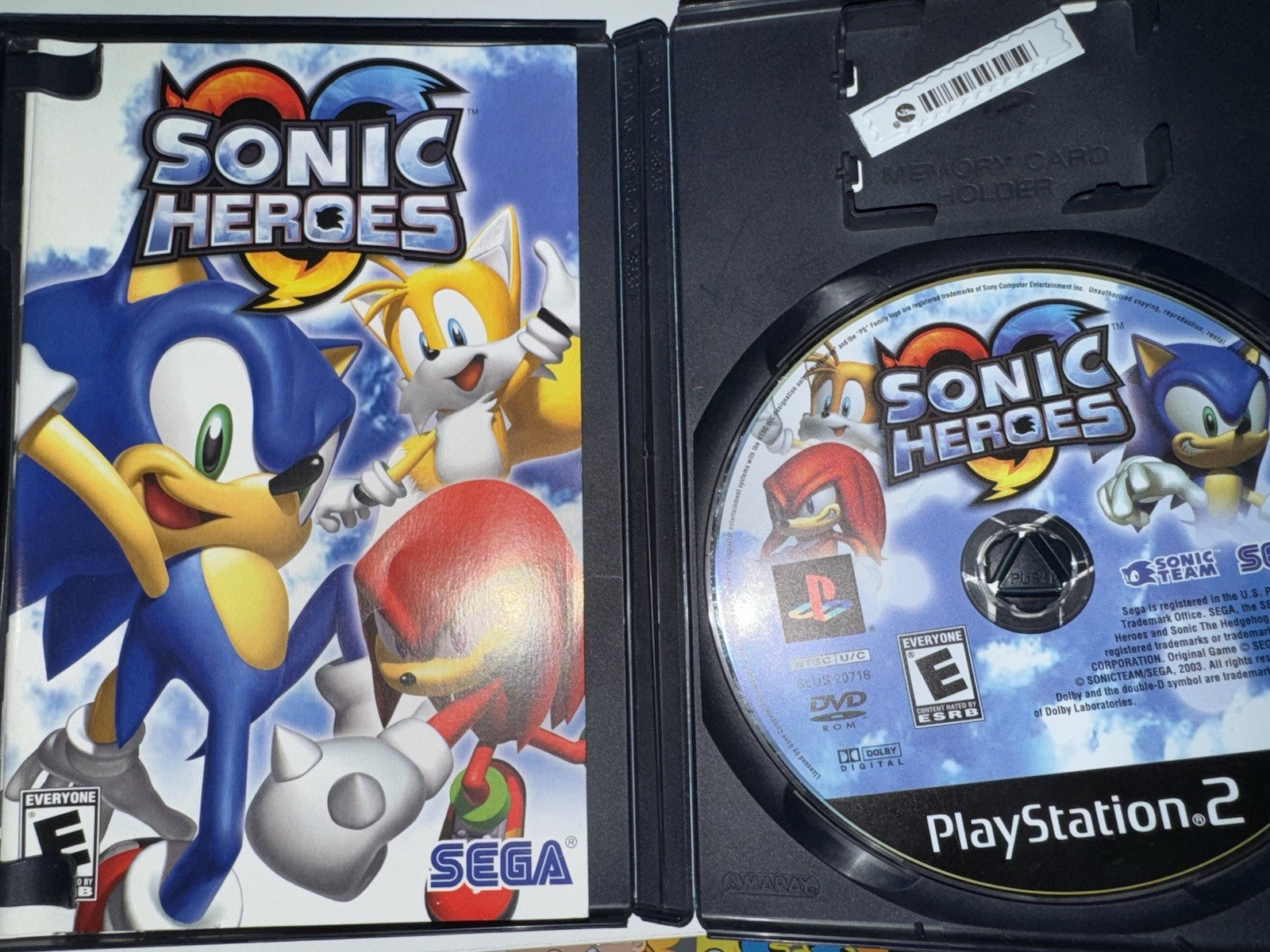 Sonic Heroes (Sony PlayStation 2 PS2) Complete CIB PS2