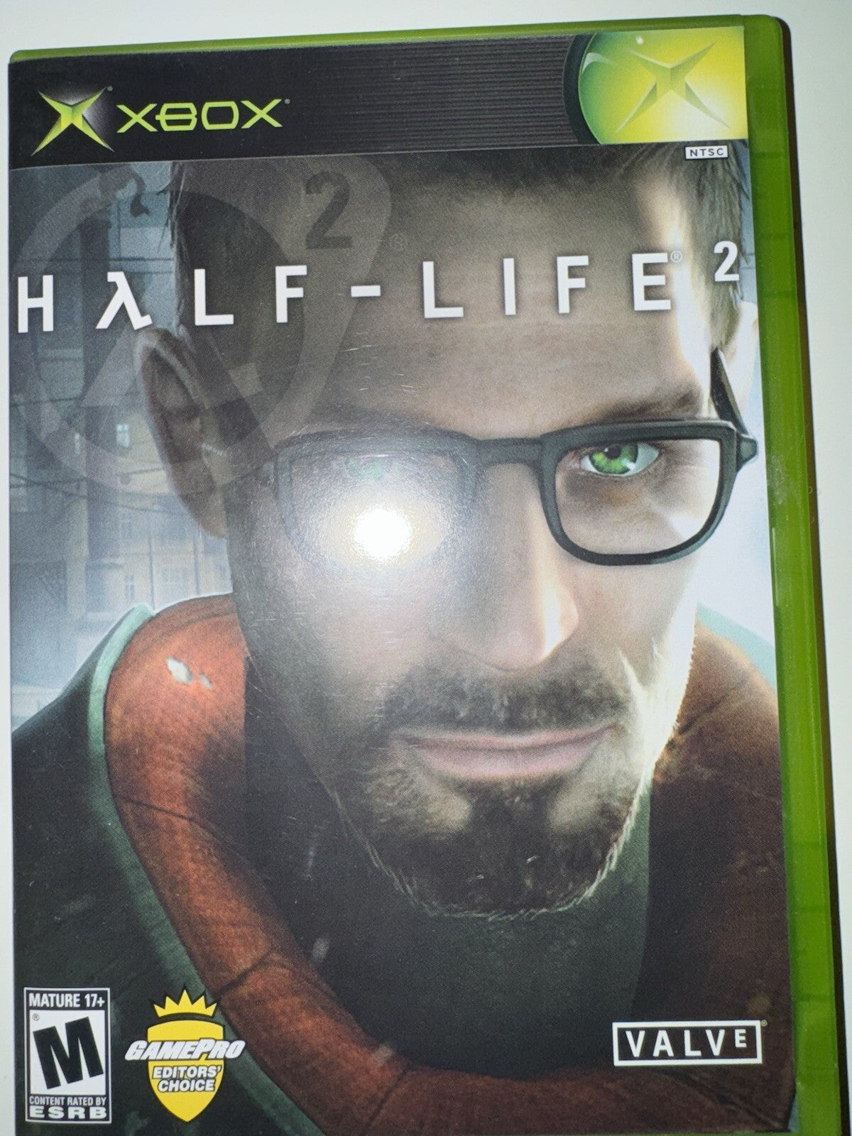 Half-Life 2 (Microsoft Xbox, 2005) CIB COMPLETE + MANUAL OG XBOX XB