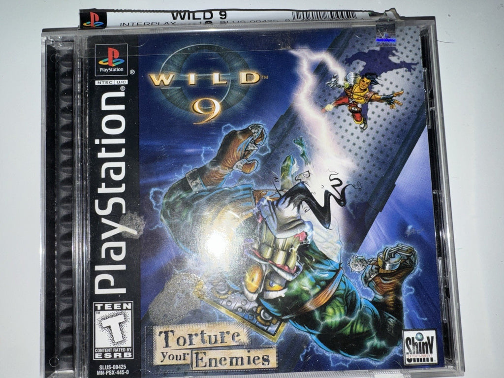 Wild 9 (Sony PlayStation 1, 1998) CIB COMPLETE PS1