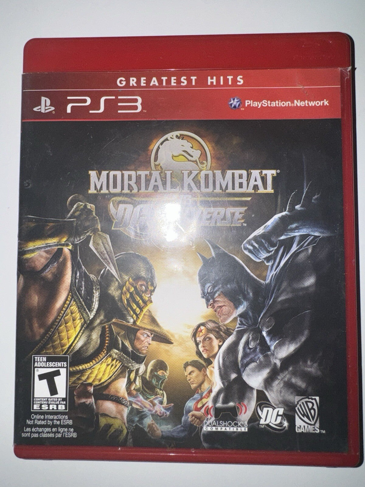 Mortal Kombat vs. DC Universe (Sony PlayStation 3, 2008) GREATEST HITS CIB PS3