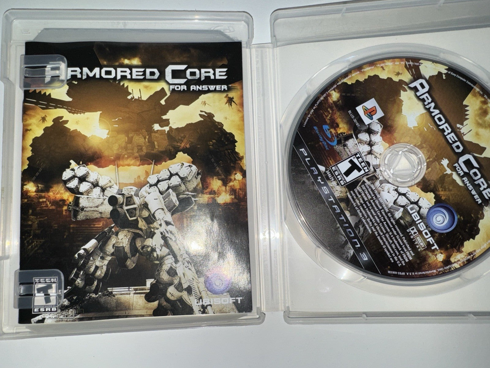 Armored Core: For Answer (Sony PlayStation 3, 2008) CIB COMPLETE PS3
