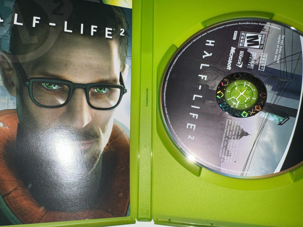 Half-Life 2 (Microsoft Xbox, 2005) CIB COMPLETE + MANUAL OG XBOX XB
