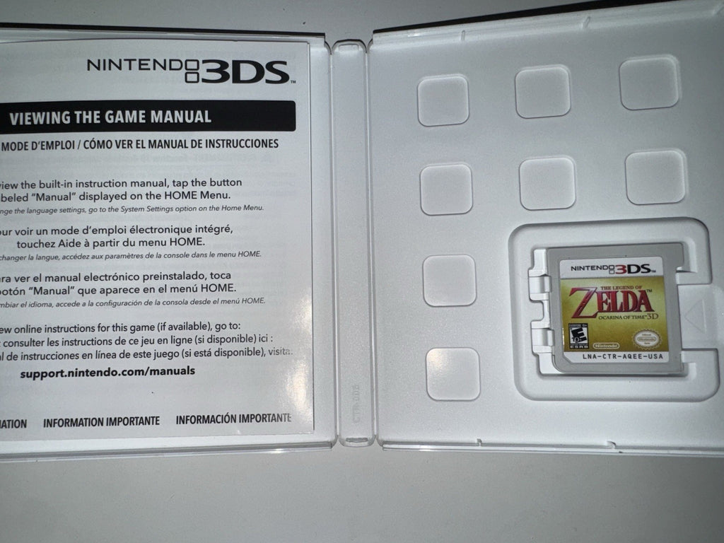 The Legend of Zelda: Ocarina of Time 3D (Nintendo 3DS, 2011) 3DS