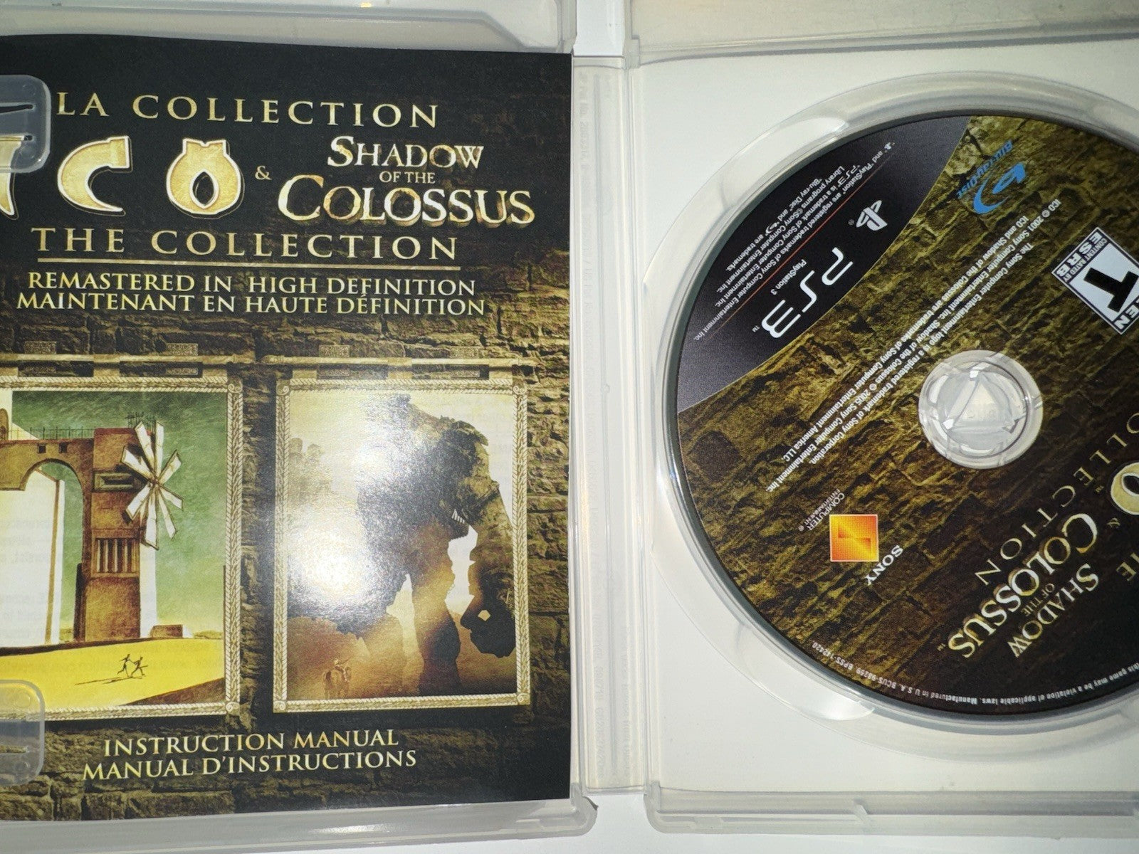 The Ico & Shadow of the Colossus Collection (Sony PlayStation 3, 2011) CIB PS3