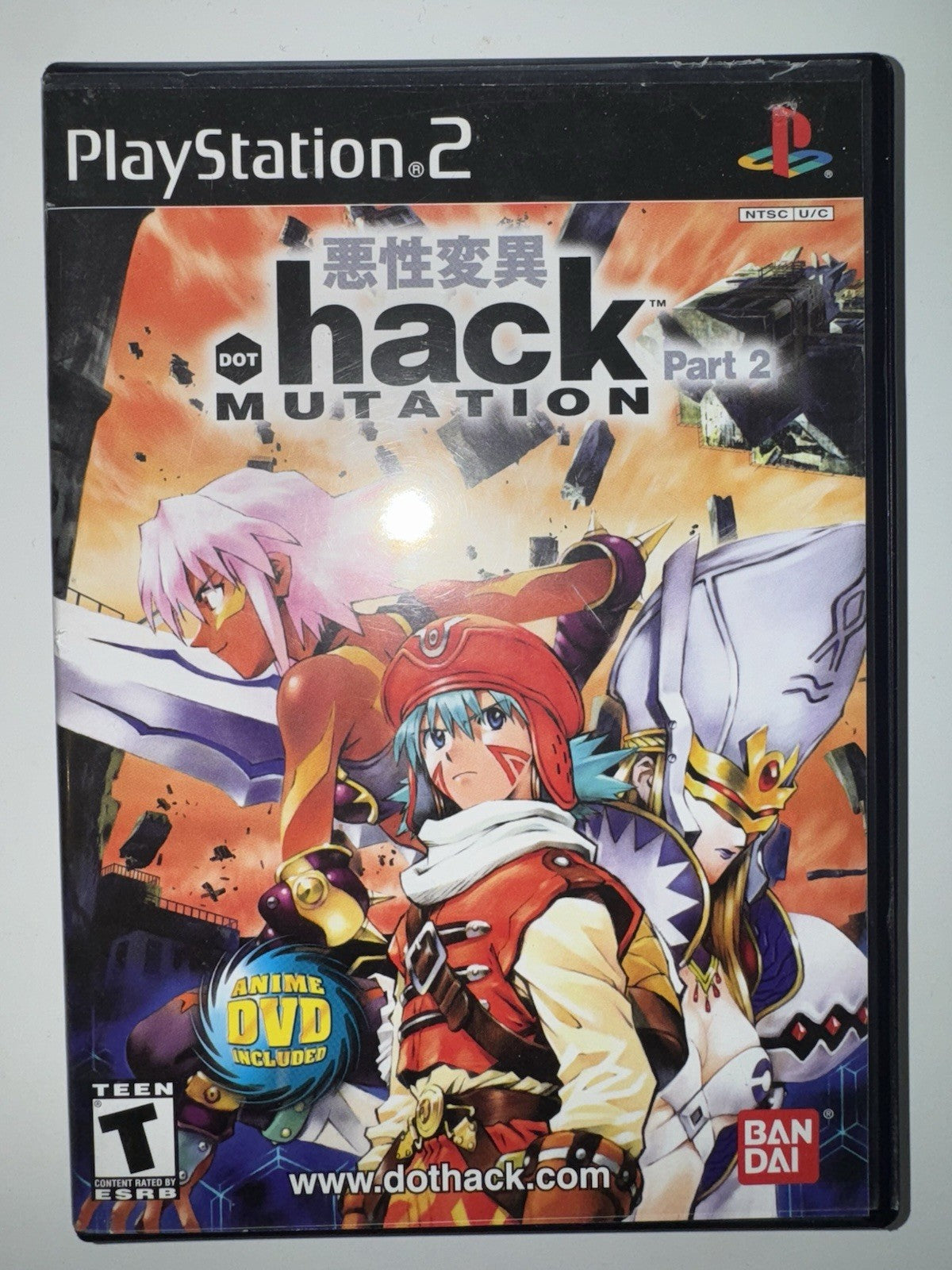 .hack MUTATION (Sony PlayStation 2, 2003) CIB COMPLETE W/DVD PS2