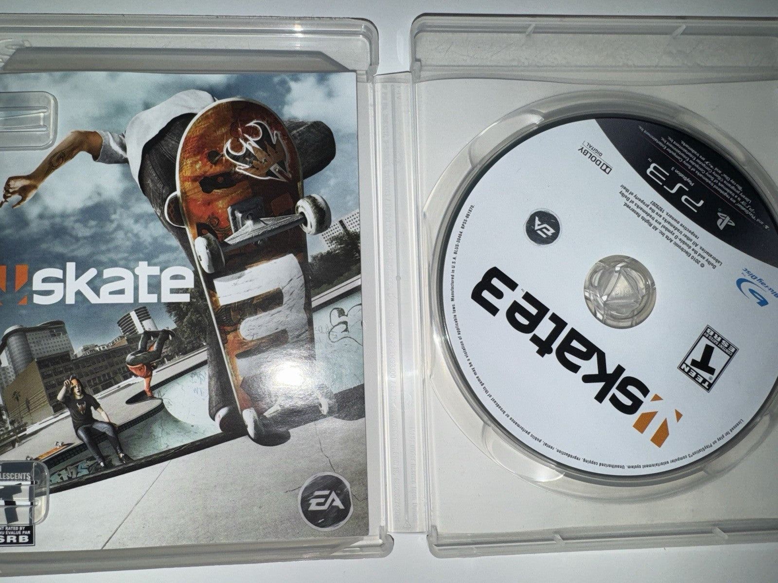 Skate 3 (Sony PlayStation 3, 2010) Complete CIB PS3