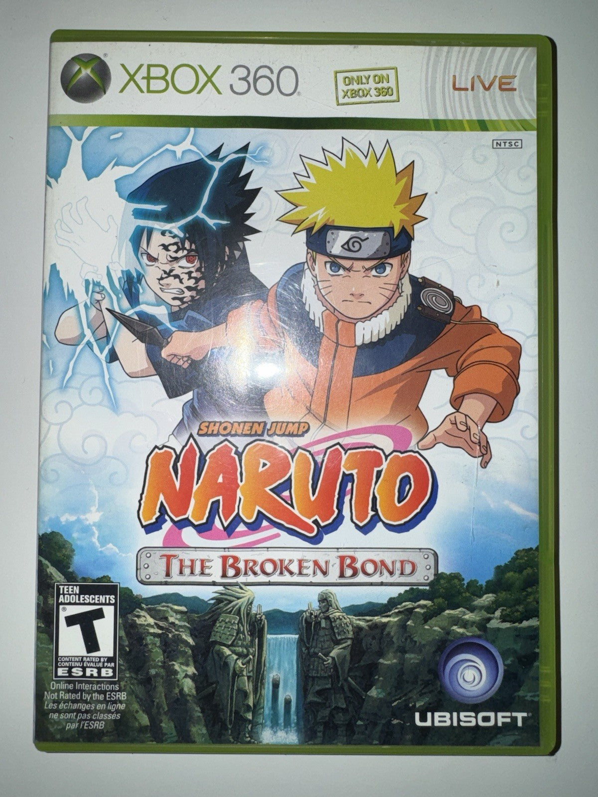 Naruto: The Broken Bond (Microsoft Xbox 360, 2008) XB360