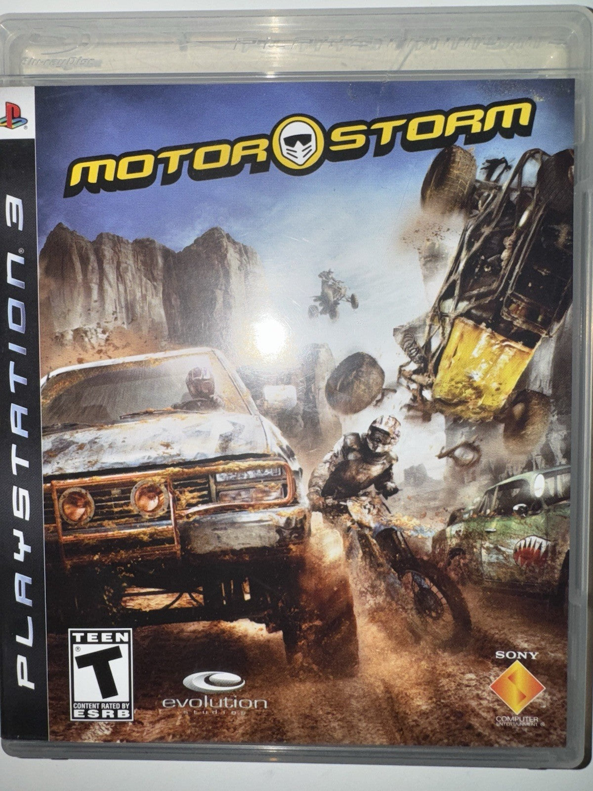 MotorStorm (Sony PlayStation 3, 2007) CIB COMPLETE + MANUAL PS3