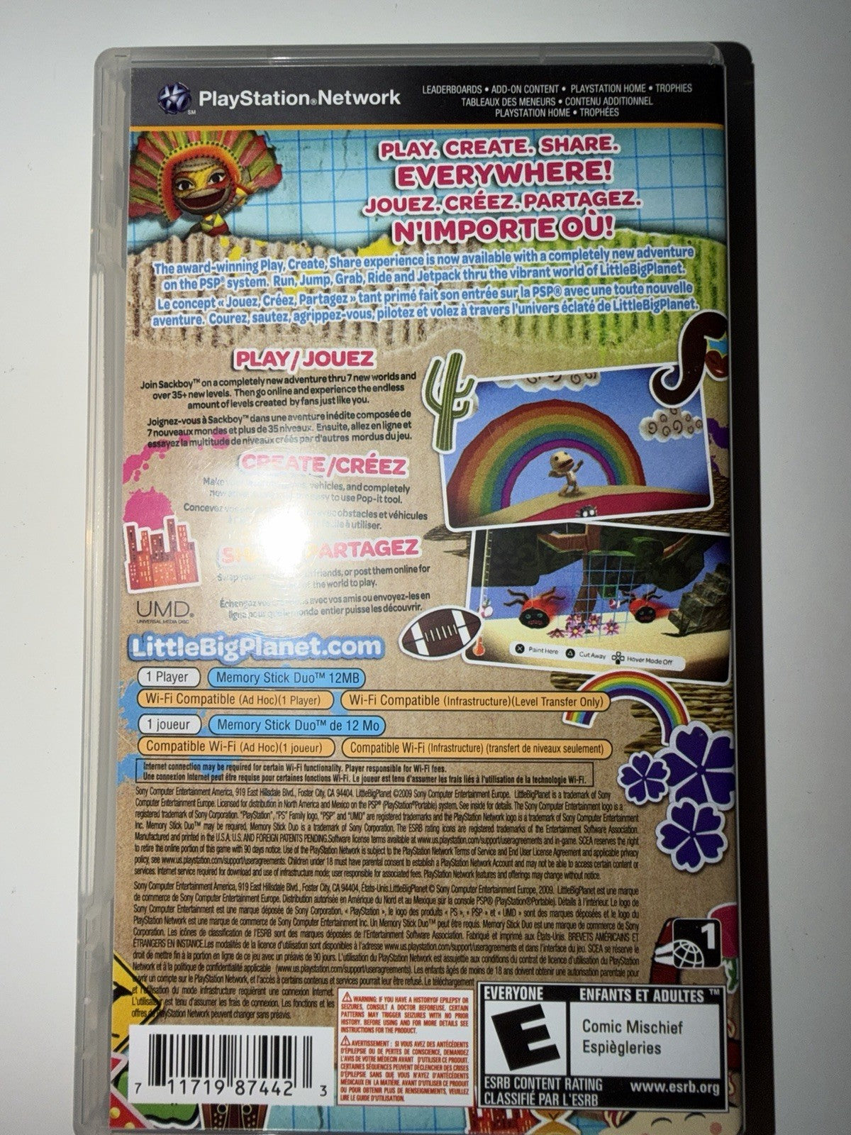 Little Big Planet (Sony PSP, 2009) CIB COMPLETE PSP
