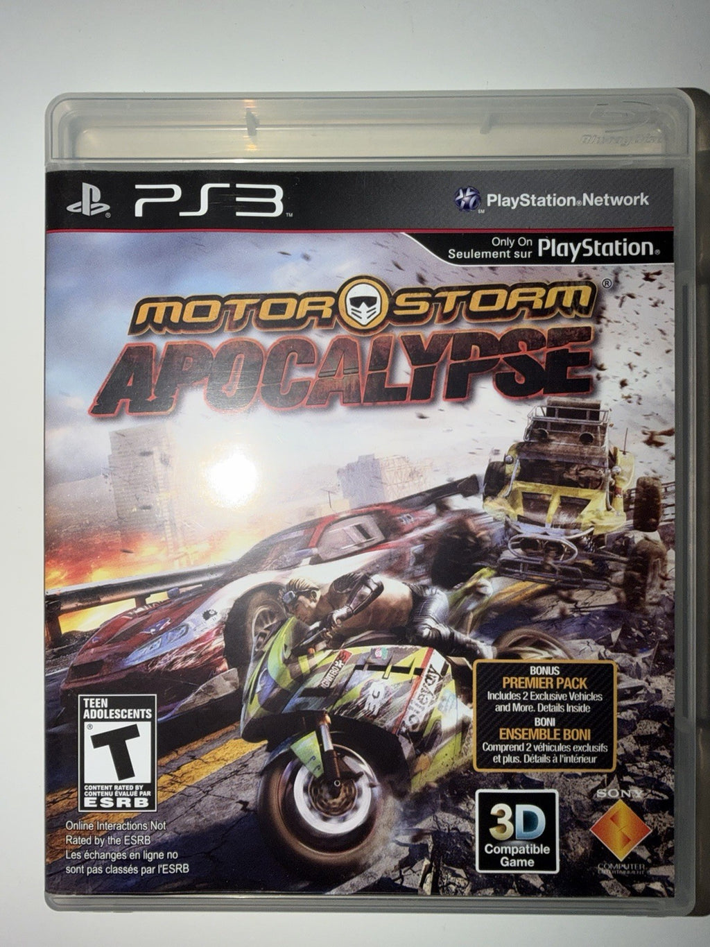 MotorStorm: Apocalypse (Sony PlayStation 3, 2011) CIB COMPLETE PS3
