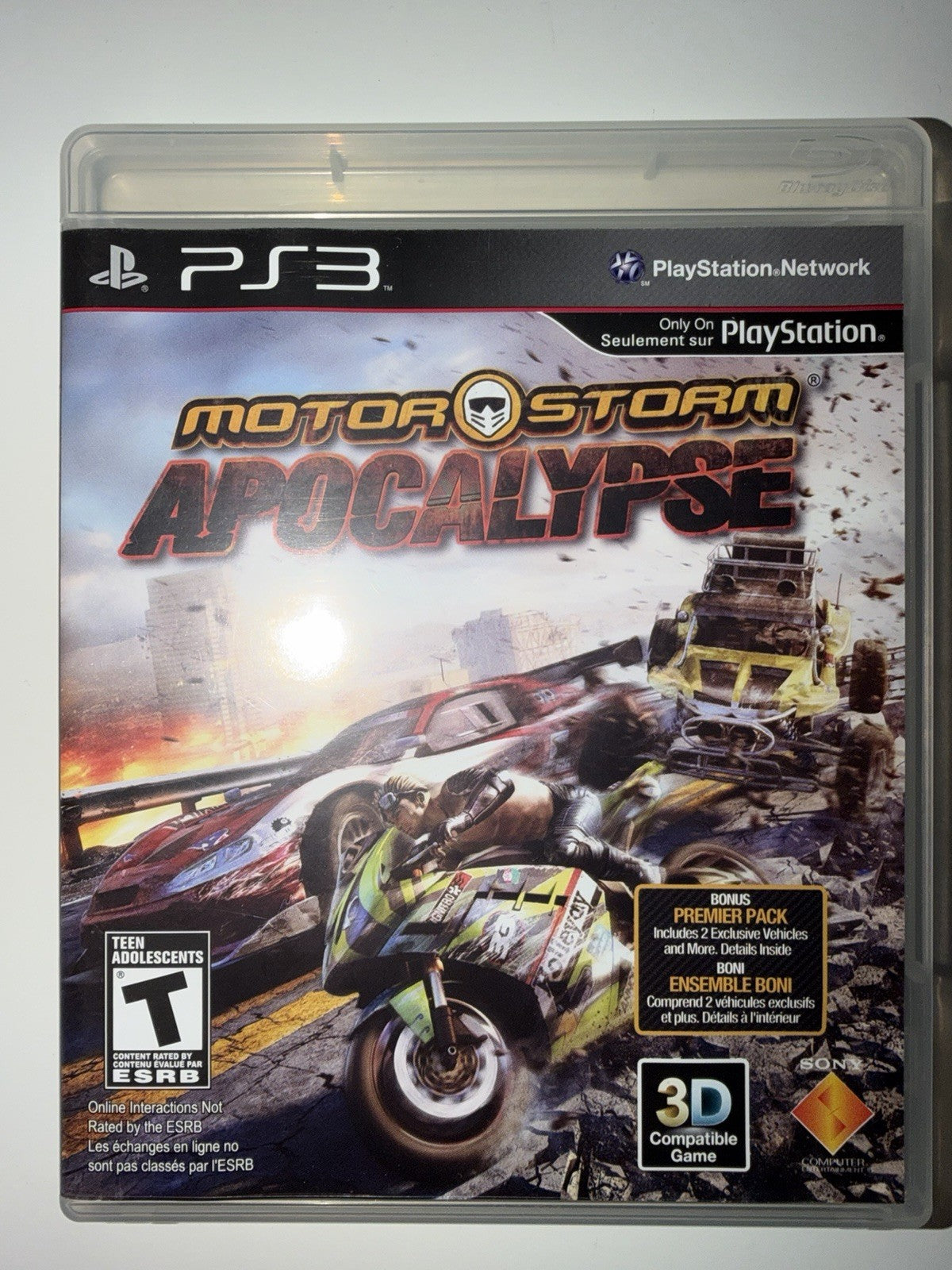 MotorStorm: Apocalypse (Sony PlayStation 3, 2011) CIB COMPLETE PS3