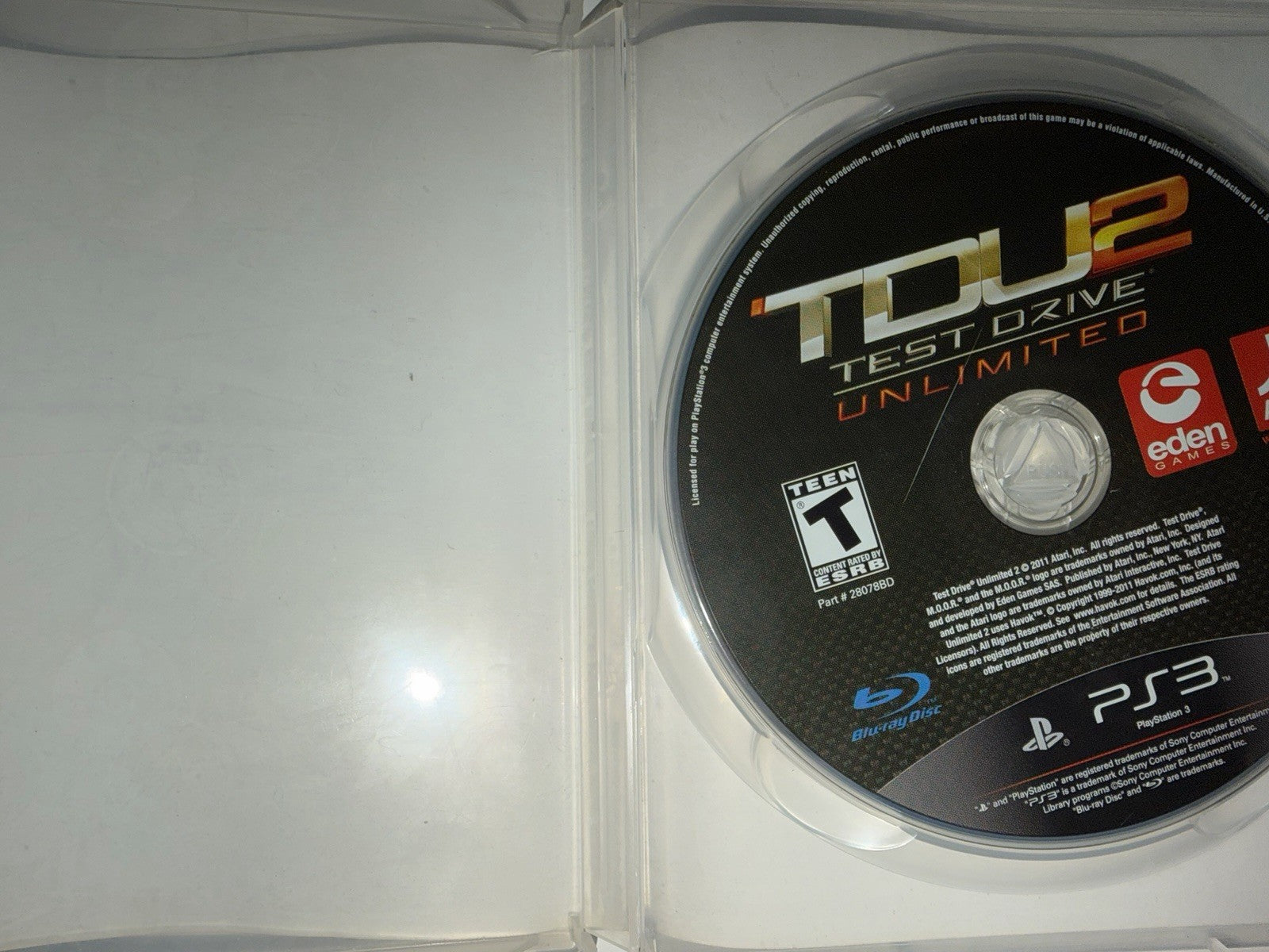 Test Drive Unlimited 2 (Sony PlayStation 3, 2011) PS3