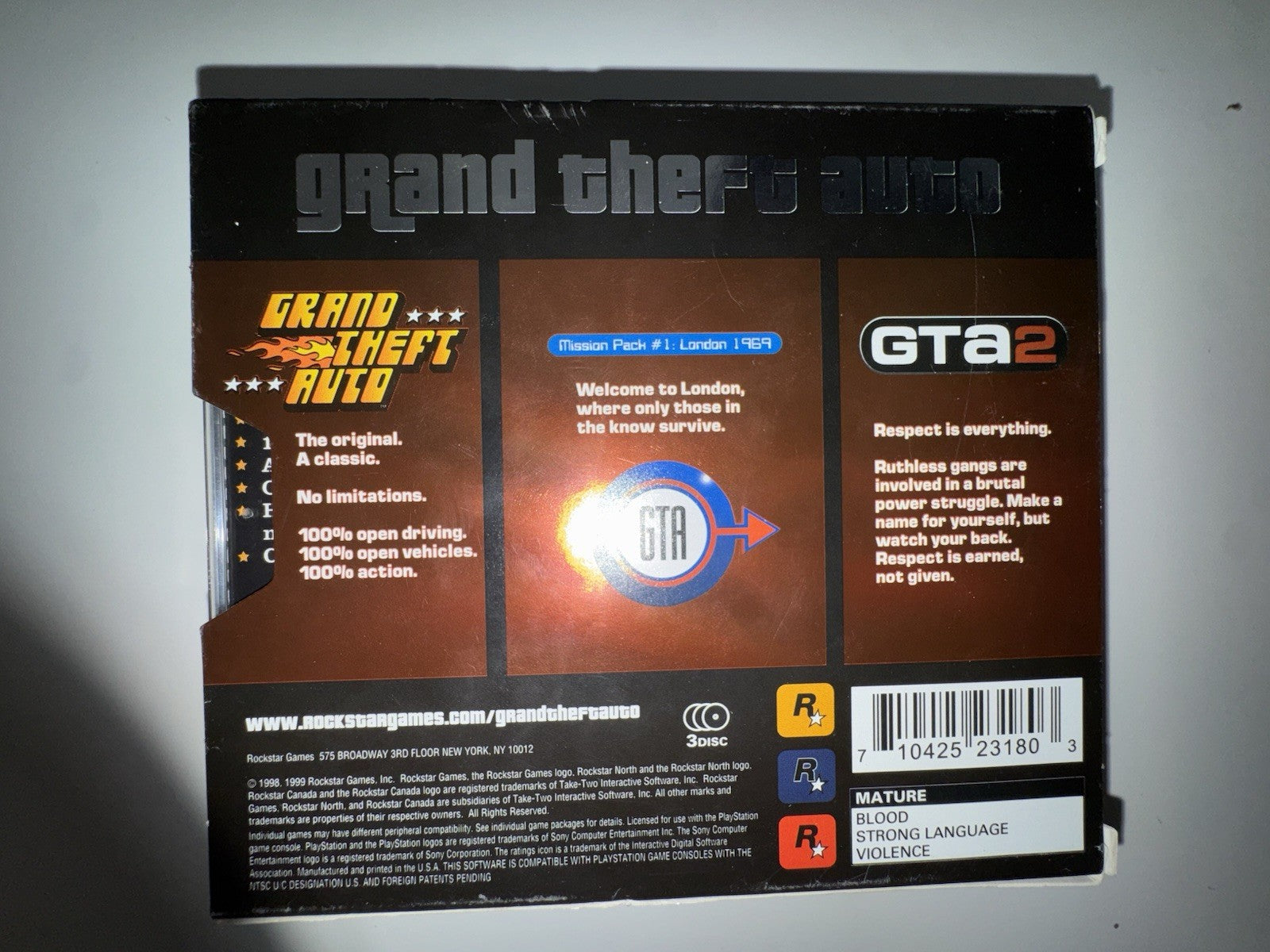 Grand Theft Auto [Collector's Edition] (Sony PlayStation 1 PS1)