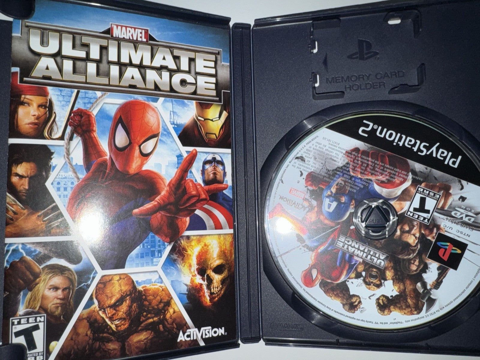 Marvel: Ultimate Alliance (Sony PlayStation 2, 2006) CIB COMPLETE PS2
