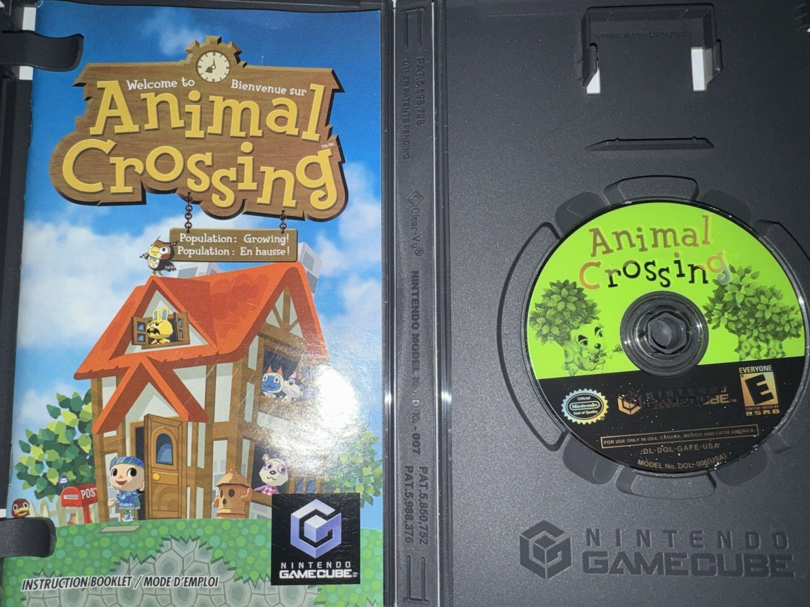Animal Crossing (Nintendo GameCube, 2002) CIB COMPLETE GC