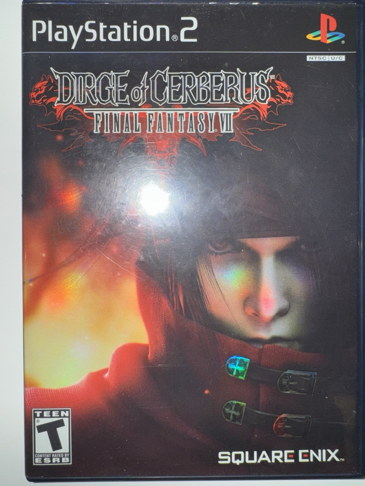 Final Fantasy VII: Dirge of Cerberus (PlayStation 2, 2006)  CIB COMPLETE PS2