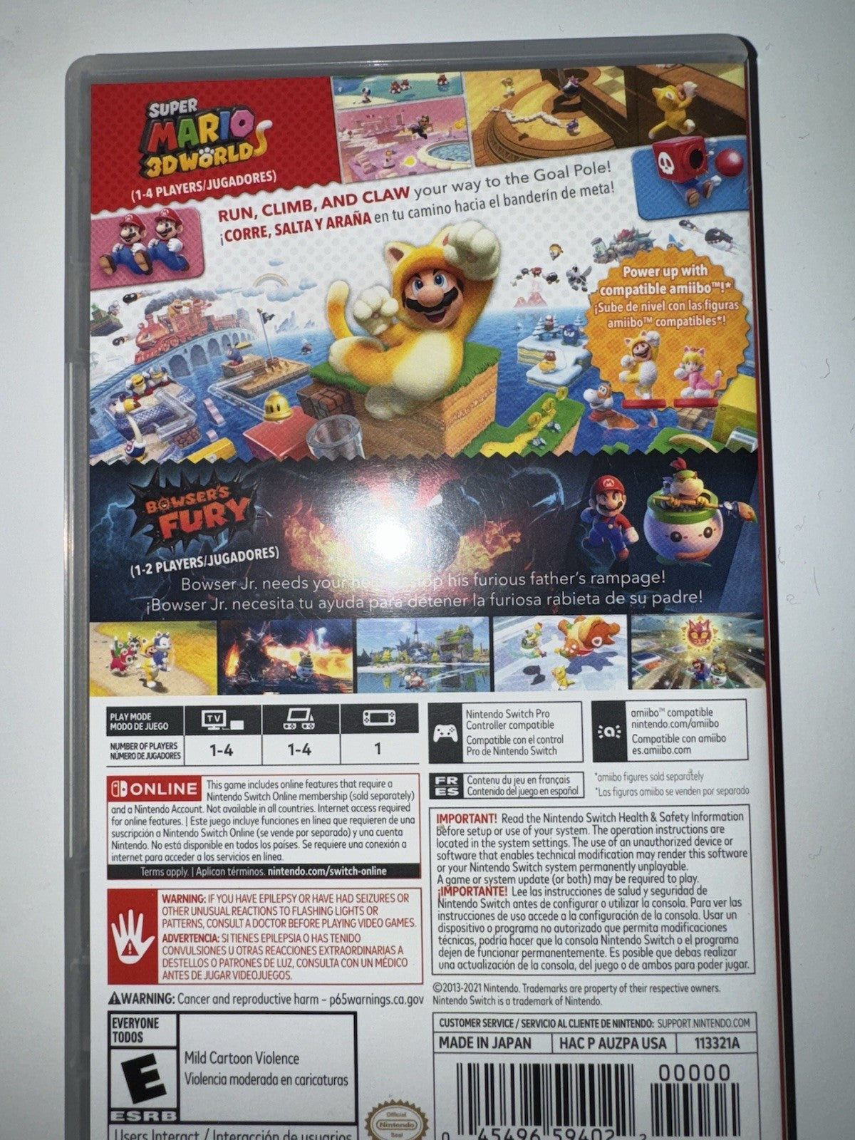 Super Mario 3D World + Bowser's Fury (Nintendo Switch, 2021)