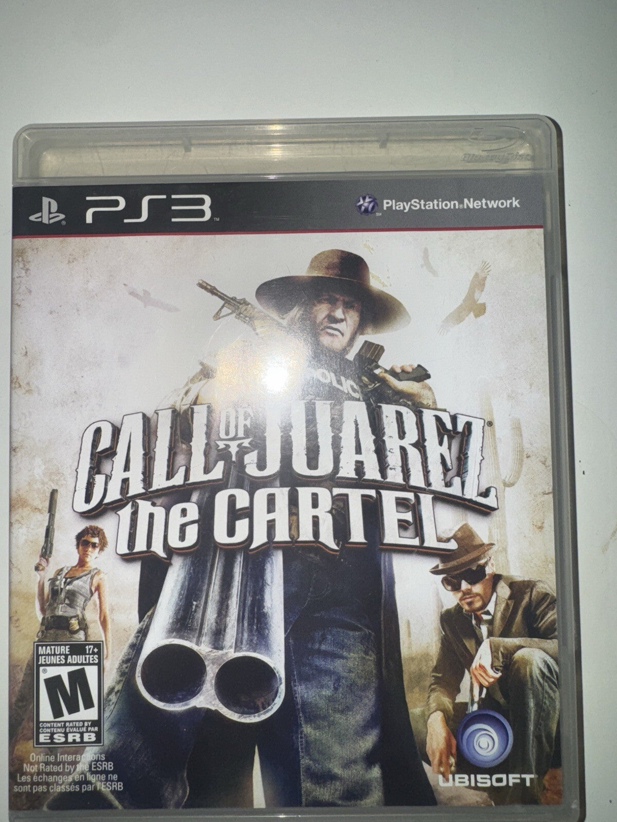 Call of Juarez: The Cartel (Sony PlayStation 3, 2011) CIB COMPLETE + MANUAL PS3