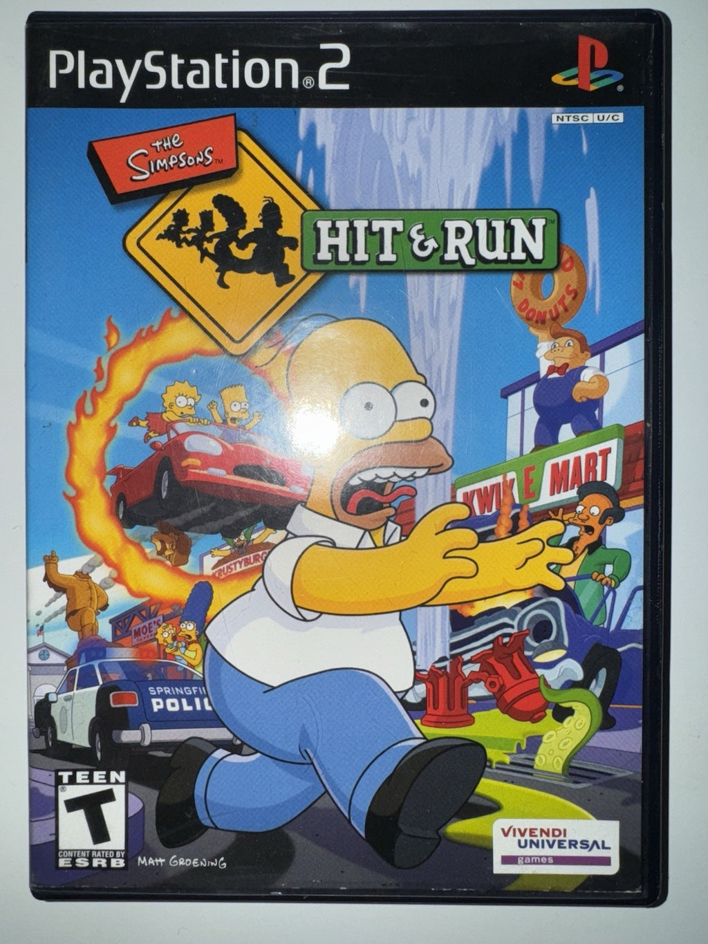 The Simpsons: Hit & Run (PlayStation 2, 2003) CIB COMPLETE PS2