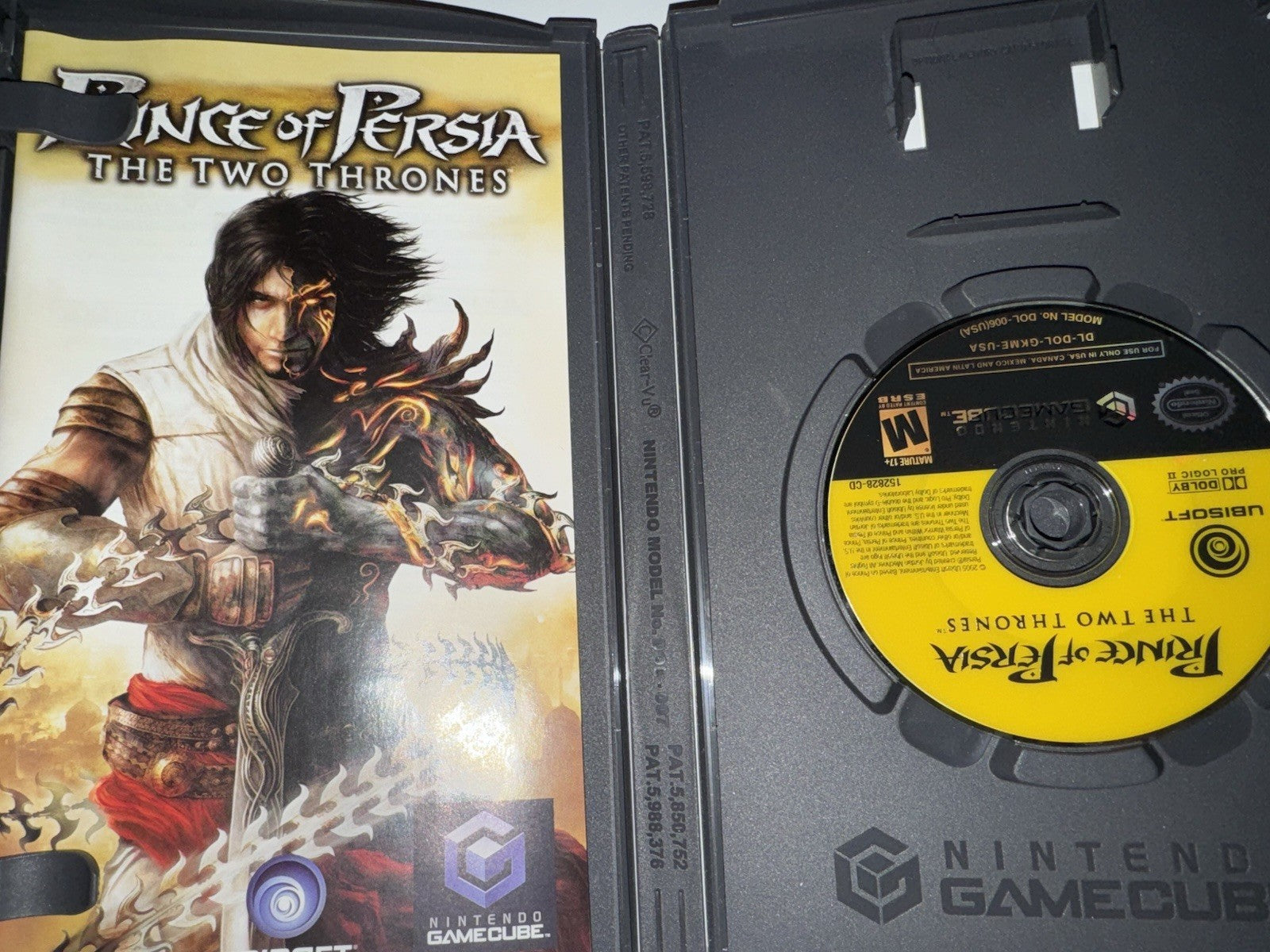 Prince of Persia: The Two Thrones (Nintendo GameCube, 2005) COMPLETE CIB GC